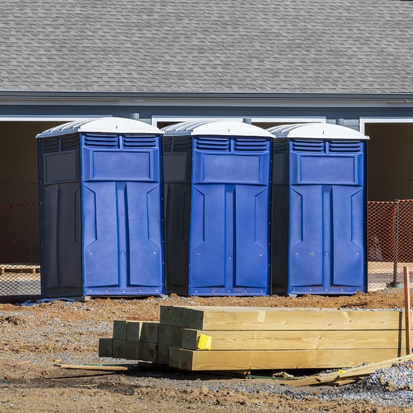 are there any restrictions on where i can place the portable toilets during my rental period in Boston Indiana